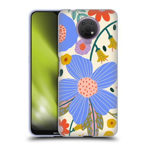 Gabriela Thomeu Floral Pure Joy - Colorful Floral Soft Gel Case for Nokia G10