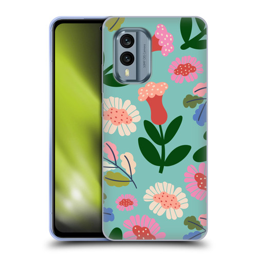 Gabriela Thomeu Floral Super Bloom Soft Gel Case for Nokia X30