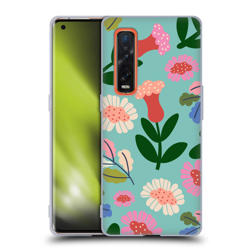 Gabriela Thomeu Floral Super Bloom Soft Gel Case for OPPO Find X2 Pro 5G