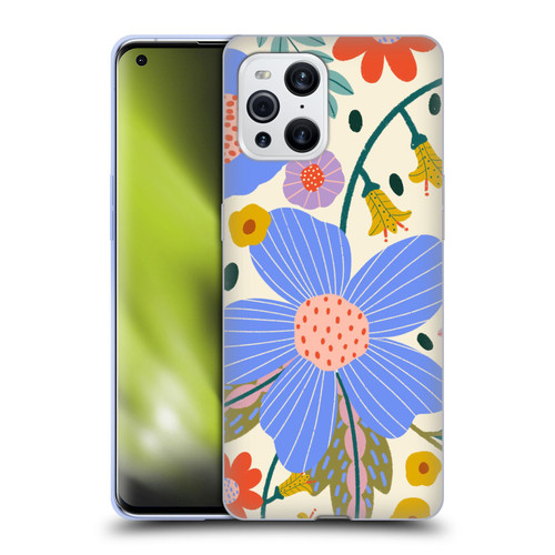 Gabriela Thomeu Floral Pure Joy - Colorful Floral Soft Gel Case for OPPO Find X3 / Pro