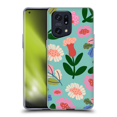 Gabriela Thomeu Floral Super Bloom Soft Gel Case for OPPO Find X5 Pro