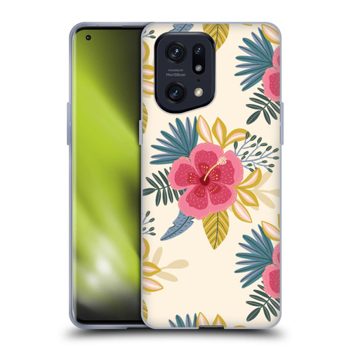 Gabriela Thomeu Floral Tropical Soft Gel Case for OPPO Find X5 Pro