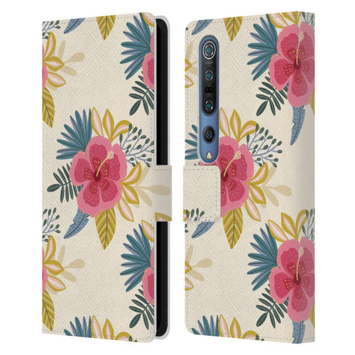 Gabriela Thomeu Floral Tropical Leather Book Wallet Case Cover For Xiaomi Mi 10 5G / Mi 10 Pro 5G