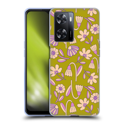 Gabriela Thomeu Floral Art Deco Soft Gel Case for OPPO A57s