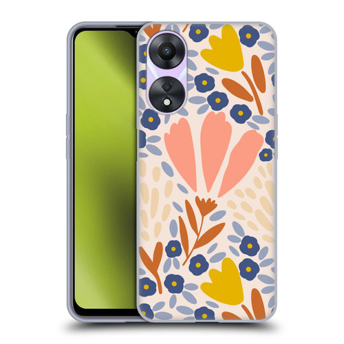 Gabriela Thomeu Floral Spring Flower Field Soft Gel Case for OPPO A78 4G