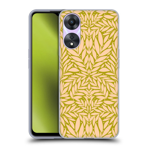 Gabriela Thomeu Floral Vintage Leaves Soft Gel Case for OPPO A78 4G