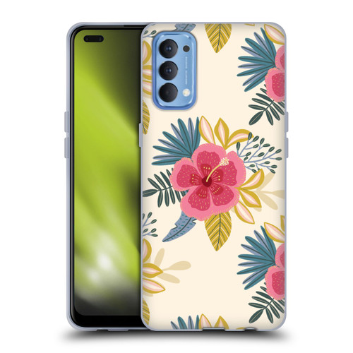 Gabriela Thomeu Floral Tropical Soft Gel Case for OPPO Reno 4 5G