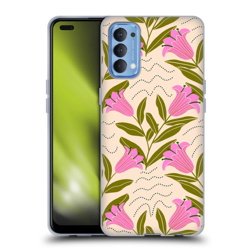 Gabriela Thomeu Floral Tulip Soft Gel Case for OPPO Reno 4 5G