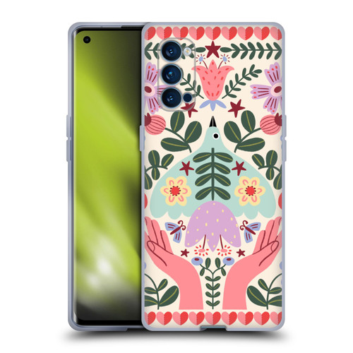 Gabriela Thomeu Floral Folk Flora Soft Gel Case for OPPO Reno 4 Pro 5G