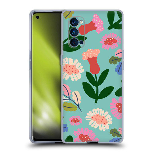 Gabriela Thomeu Floral Super Bloom Soft Gel Case for OPPO Reno 4 Pro 5G