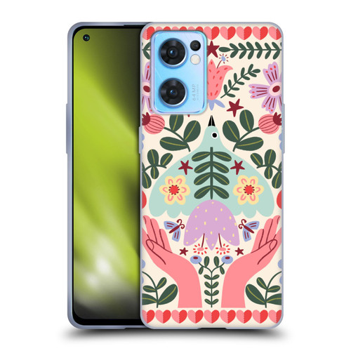 Gabriela Thomeu Floral Folk Flora Soft Gel Case for OPPO Reno7 5G / Find X5 Lite