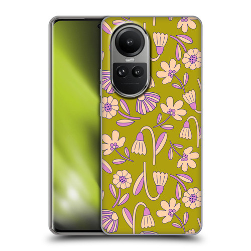 Gabriela Thomeu Floral Art Deco Soft Gel Case for OPPO Reno10 5G / Reno10 Pro 5G