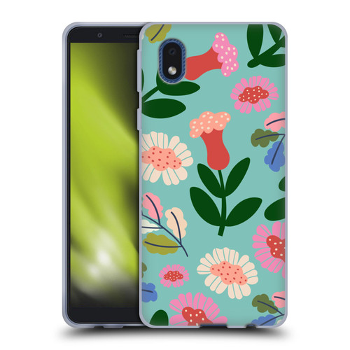 Gabriela Thomeu Floral Super Bloom Soft Gel Case for Samsung Galaxy A01 Core (2020)