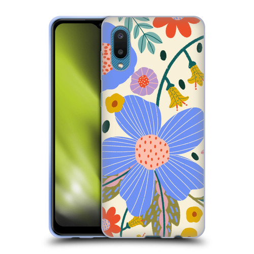 Gabriela Thomeu Floral Pure Joy - Colorful Floral Soft Gel Case for Samsung Galaxy A02/M02 (2021)