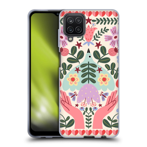 Gabriela Thomeu Floral Folk Flora Soft Gel Case for Samsung Galaxy A12 (2020)