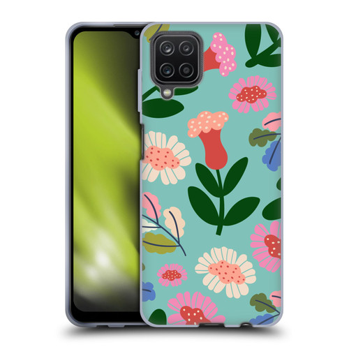 Gabriela Thomeu Floral Super Bloom Soft Gel Case for Samsung Galaxy A12 (2020)