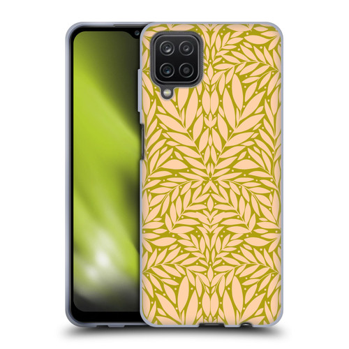 Gabriela Thomeu Floral Vintage Leaves Soft Gel Case for Samsung Galaxy A12 (2020)