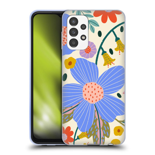 Gabriela Thomeu Floral Pure Joy - Colorful Floral Soft Gel Case for Samsung Galaxy A13 (2022)