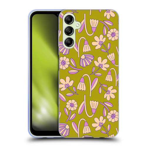 Gabriela Thomeu Floral Art Deco Soft Gel Case for Samsung Galaxy A14 5G