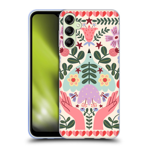 Gabriela Thomeu Floral Folk Flora Soft Gel Case for Samsung Galaxy A14 5G