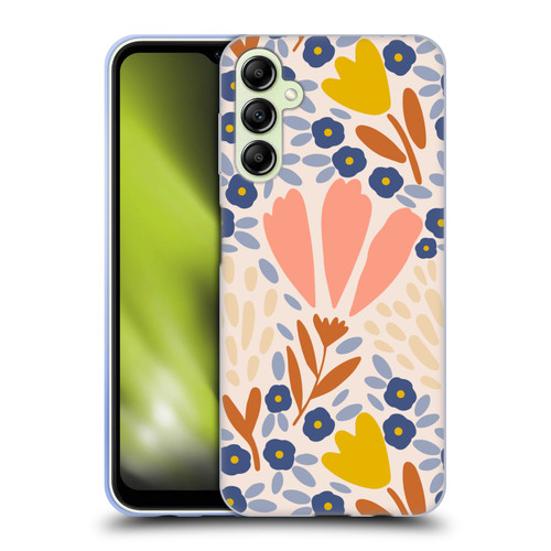 Gabriela Thomeu Floral Spring Flower Field Soft Gel Case for Samsung Galaxy A14 5G