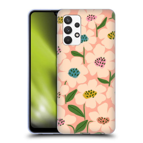 Gabriela Thomeu Floral Blossom Soft Gel Case for Samsung Galaxy A32 (2021)