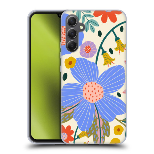 Gabriela Thomeu Floral Pure Joy - Colorful Floral Soft Gel Case for Samsung Galaxy A34 5G