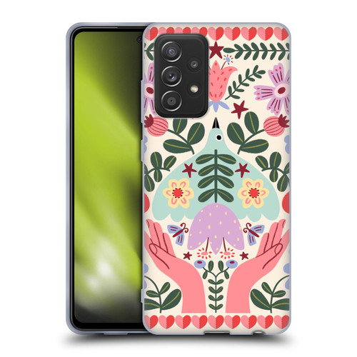 Gabriela Thomeu Floral Folk Flora Soft Gel Case for Samsung Galaxy A52 / A52s / 5G (2021)