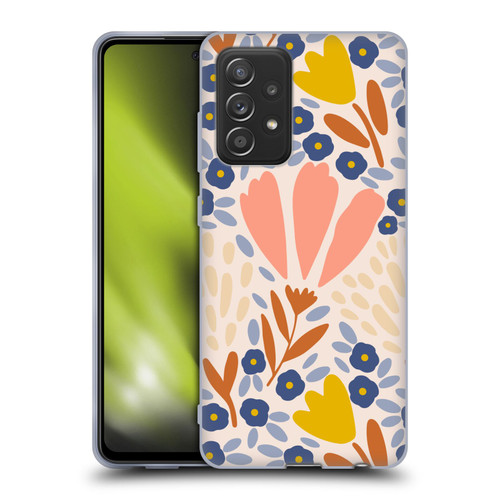 Gabriela Thomeu Floral Spring Flower Field Soft Gel Case for Samsung Galaxy A52 / A52s / 5G (2021)