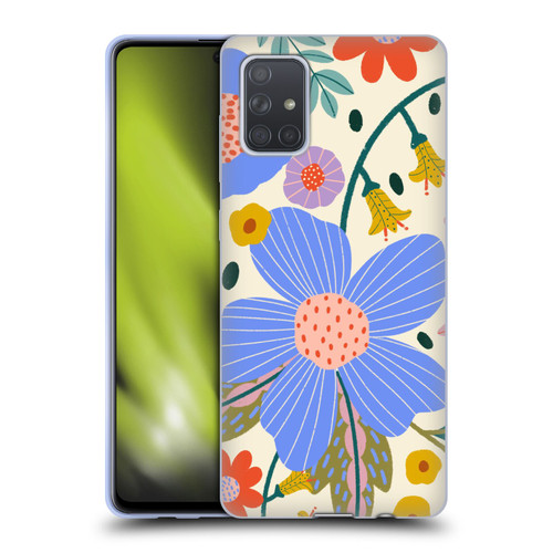 Gabriela Thomeu Floral Pure Joy - Colorful Floral Soft Gel Case for Samsung Galaxy A71 (2019)