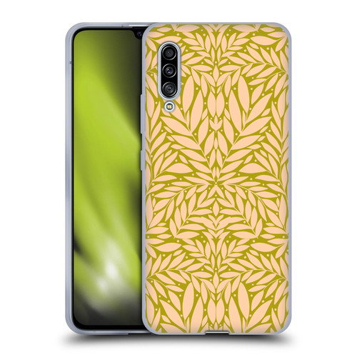 Gabriela Thomeu Floral Vintage Leaves Soft Gel Case for Samsung Galaxy A90 5G (2019)