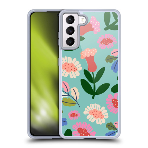 Gabriela Thomeu Floral Super Bloom Soft Gel Case for Samsung Galaxy S21+ 5G
