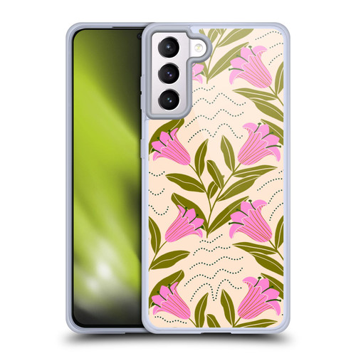 Gabriela Thomeu Floral Tulip Soft Gel Case for Samsung Galaxy S21+ 5G