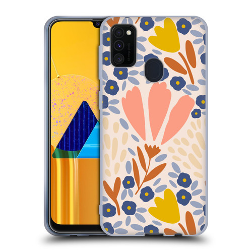 Gabriela Thomeu Floral Spring Flower Field Soft Gel Case for Samsung Galaxy M30s (2019)/M21 (2020)