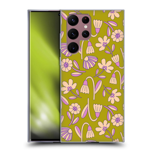 Gabriela Thomeu Floral Art Deco Soft Gel Case for Samsung Galaxy S22 Ultra 5G