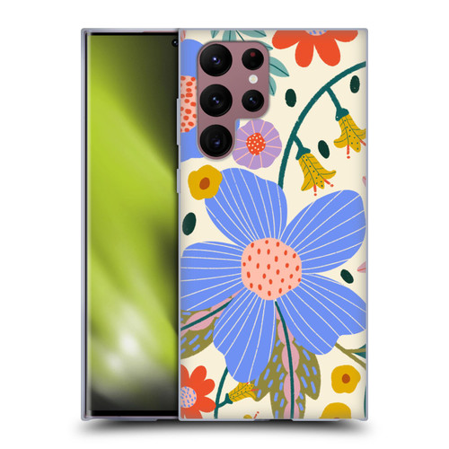 Gabriela Thomeu Floral Pure Joy - Colorful Floral Soft Gel Case for Samsung Galaxy S22 Ultra 5G