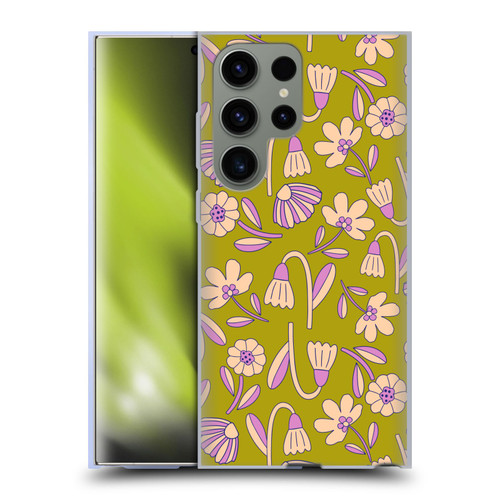Gabriela Thomeu Floral Art Deco Soft Gel Case for Samsung Galaxy S23 Ultra 5G