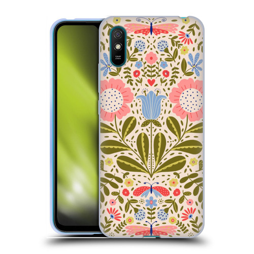 Gabriela Thomeu Floral Blooms & Butterflies Soft Gel Case for Xiaomi Redmi 9A / Redmi 9AT