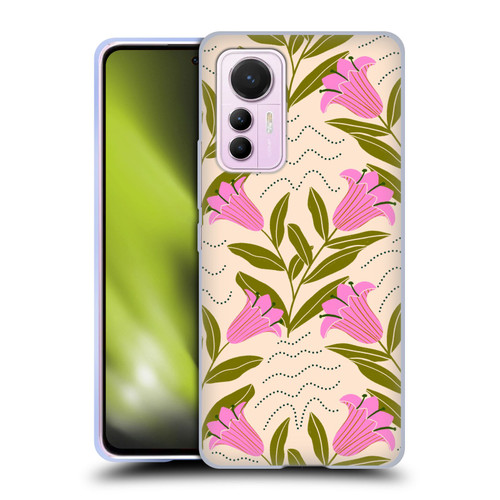 Gabriela Thomeu Floral Tulip Soft Gel Case for Xiaomi 12 Lite