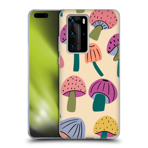 Gabriela Thomeu Retro Magic Mushroom Soft Gel Case for Huawei P40 Pro / P40 Pro Plus 5G