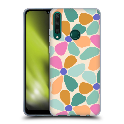 Gabriela Thomeu Retro Colorful Flowers Soft Gel Case for Huawei Y6p