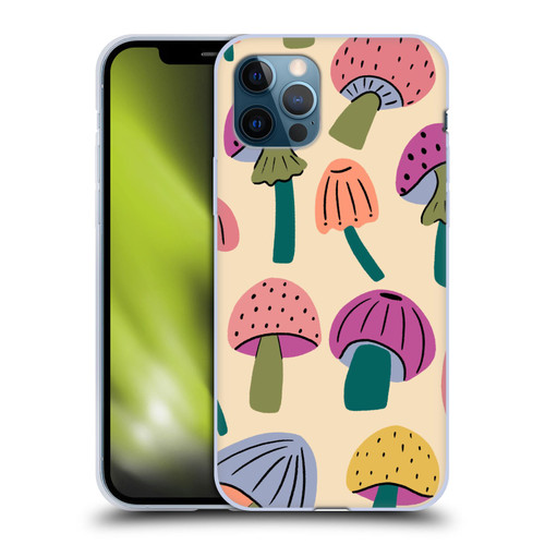 Gabriela Thomeu Retro Magic Mushroom Soft Gel Case for Apple iPhone 12 / iPhone 12 Pro