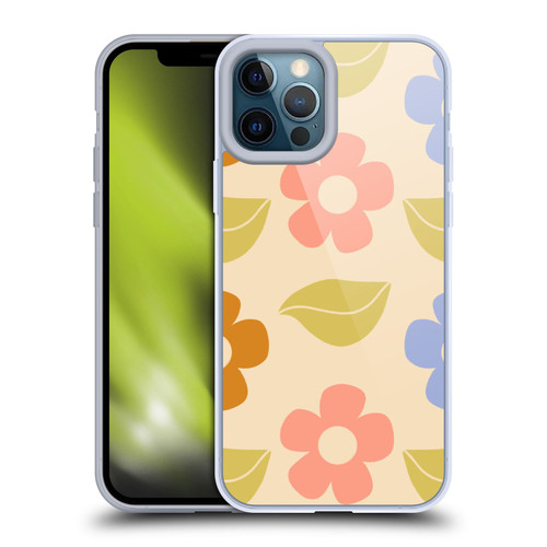 Gabriela Thomeu Retro Flower Vibe Vintage Pattern Soft Gel Case for Apple iPhone 12 Pro Max