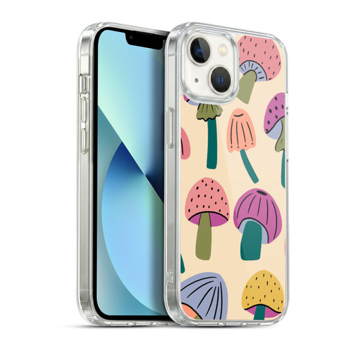 Gabriela Thomeu Retro Magic Mushroom Soft Gel Case for Apple iPhone 13