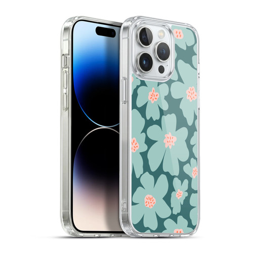 Gabriela Thomeu Retro Daisy Green Soft Gel Case for Apple iPhone 13 Pro Max & MagSafe