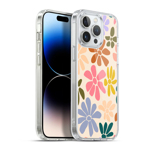 Gabriela Thomeu Retro Rainbow Color Floral Soft Gel Case for Apple iPhone 13 Pro Max & MagSafe