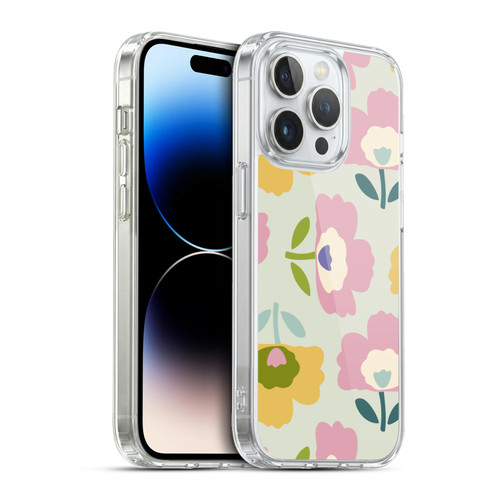 Gabriela Thomeu Retro Scandinavian Floral Soft Gel Case for Apple iPhone 13 Pro & MagSafe