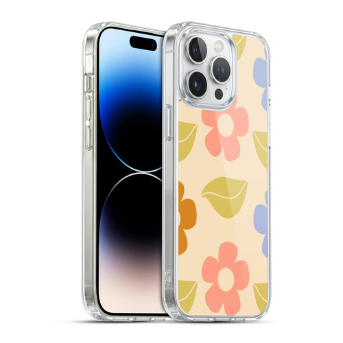 Gabriela Thomeu Retro Flower Vibe Vintage Pattern Soft Gel Case for Apple iPhone 14 Pro Max & MagSafe