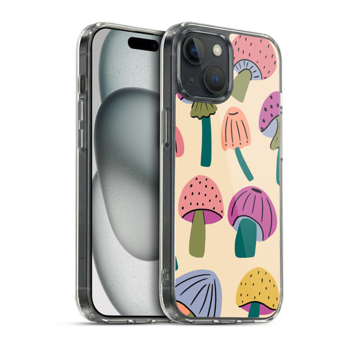 Gabriela Thomeu Retro Magic Mushroom Soft Gel Case for Apple iPhone 15 & MagSafe