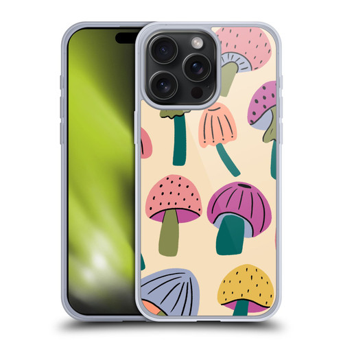 Gabriela Thomeu Retro Magic Mushroom Soft Gel Case for Apple iPhone 15 Pro Max